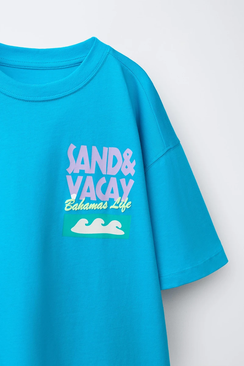 TEXT PRINT T-SHIRT