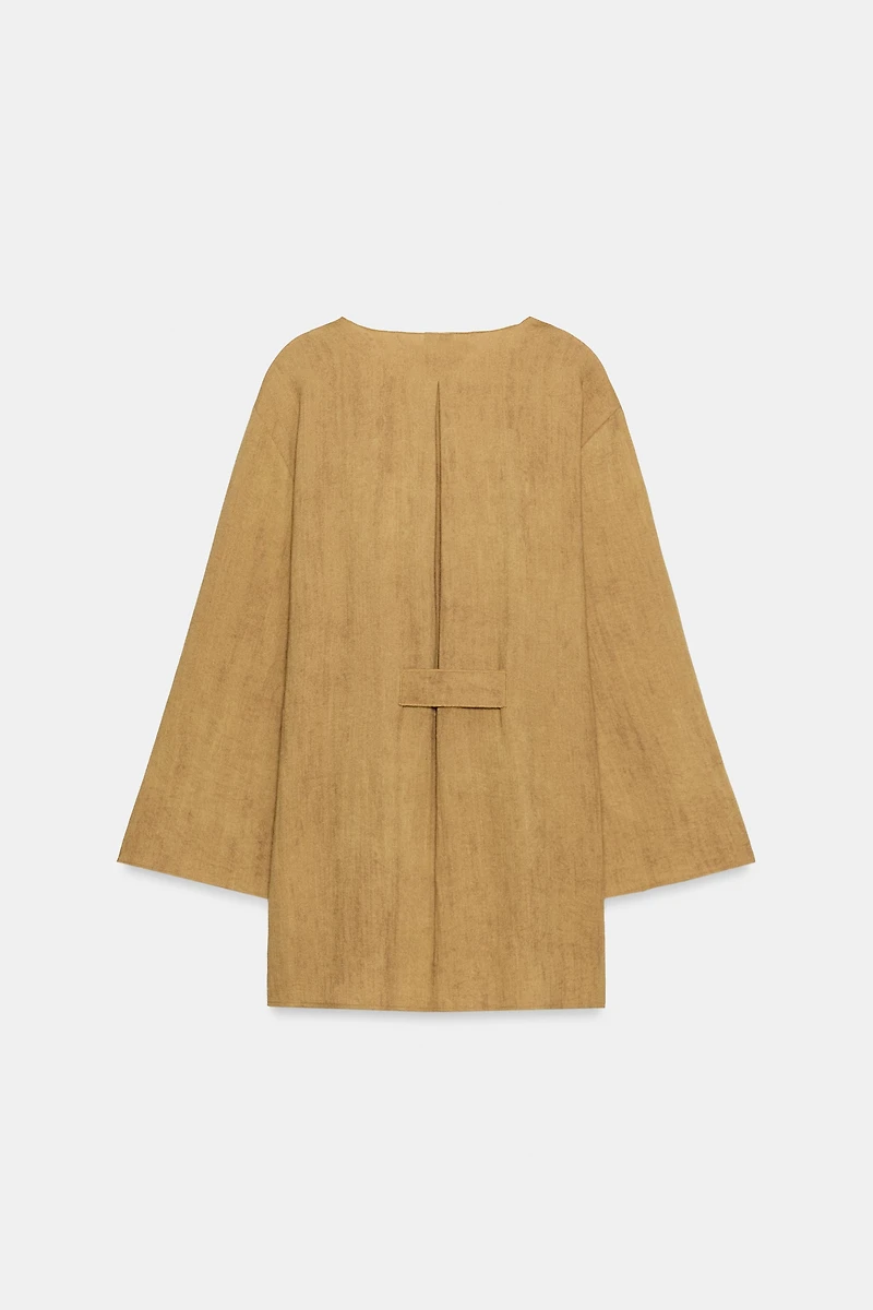 VESTE CROISÉE AVEC LACETS