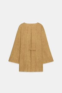 VESTE CROISÉE AVEC LACETS