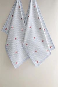 CRAB TEA TOWEL SET (PACK OF 2)