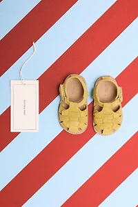 SANDALES STYLE PLAGE EN CUIR