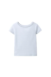 JEWELED RIB T-SHIRT