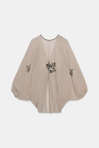 LIMITED EDITION BEADED EMBROIDERED TOP