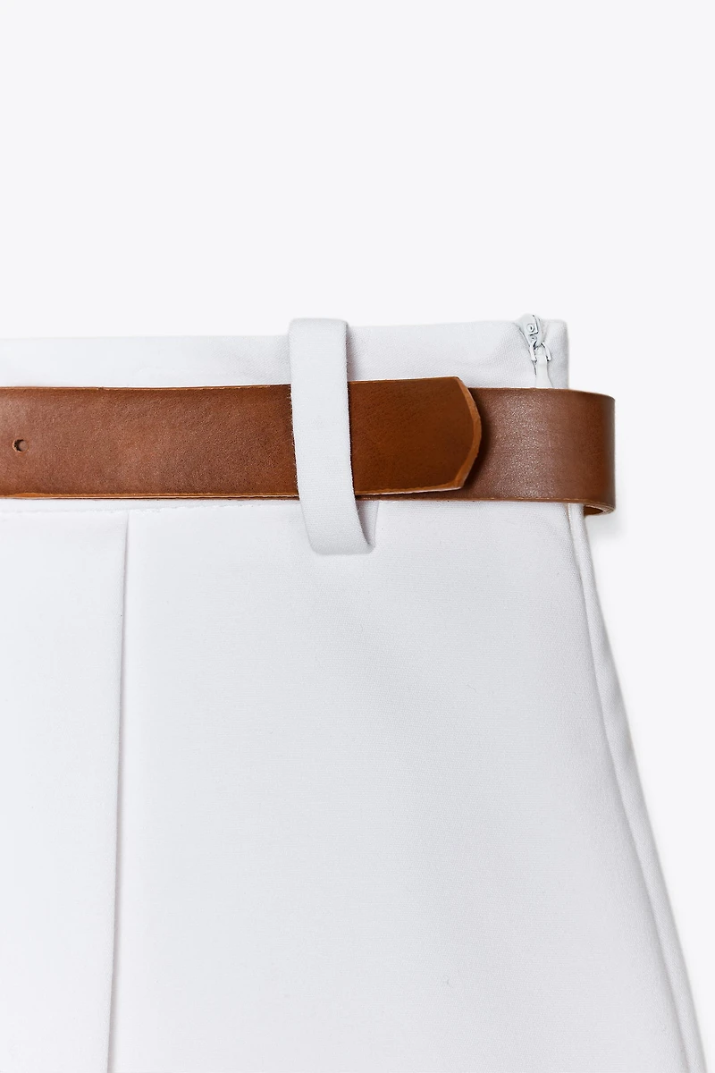 JUPE-CULOTTE CROISÉE CEINTURE