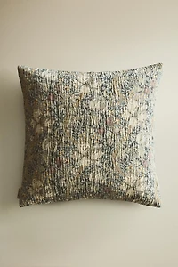 MORRIS & CO. LEAF THROW PILLOW COVER