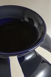 ROUND DECORATIVE CERAMIC VASE