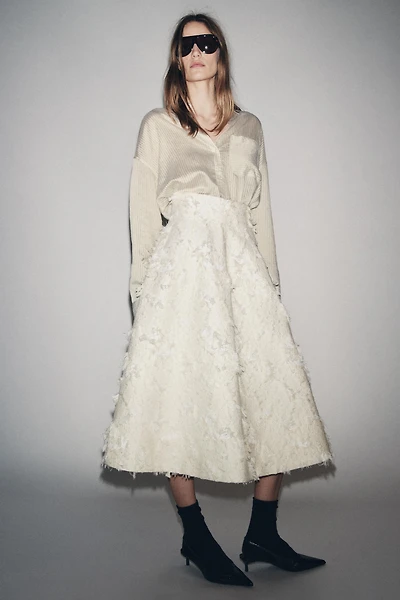 ZW COLLECTION STRUCTURED MIDI SKIRT