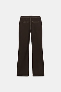 Z1975 HIGH-WAISTED STRAIGHT JEANS WITH LACES