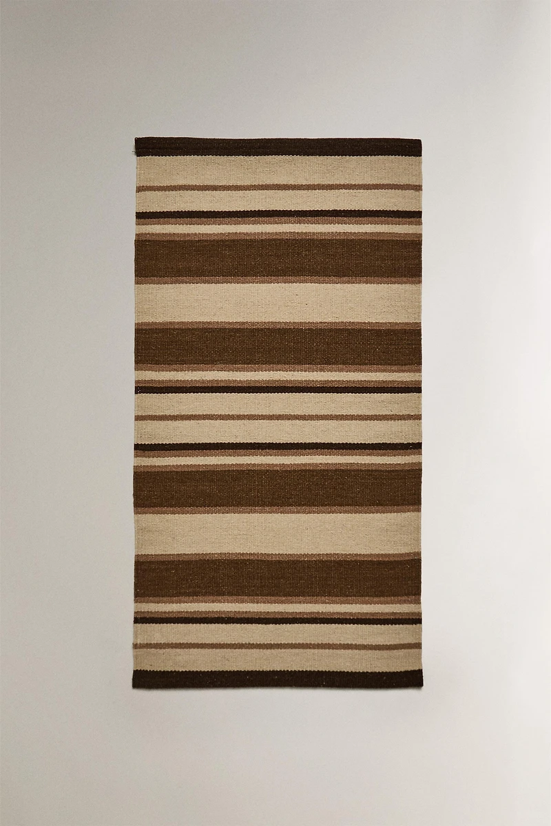 TAPIS RAYURES CONTRASTANTES