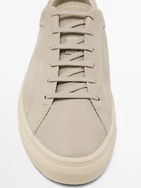Leather trainers
