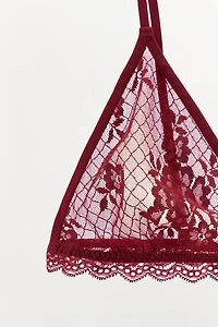 SOUTIEN-GORGE TRIANGLE EN DENTELLE