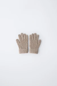 PLAIN KNIT GLOVES