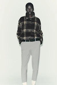 BELTED SLIM PANTS