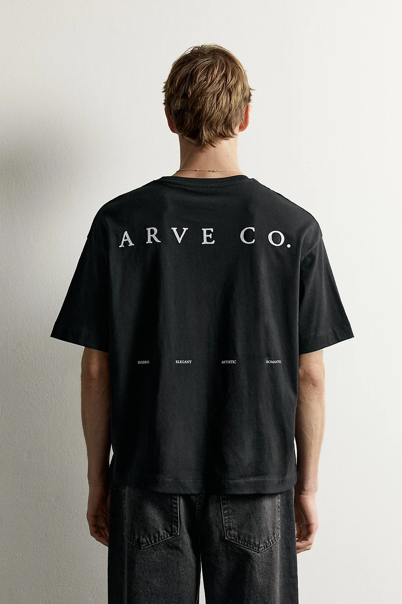 RELAXED-FIT EMBROIDERED T-SHIRT