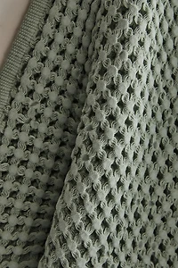 WAFFLE-KNIT KITCHEN TOWEL