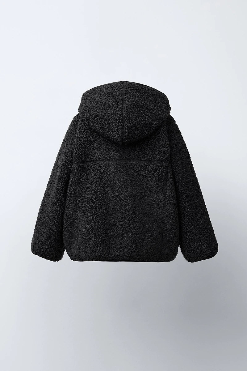 HOODED FLEECE JACKET