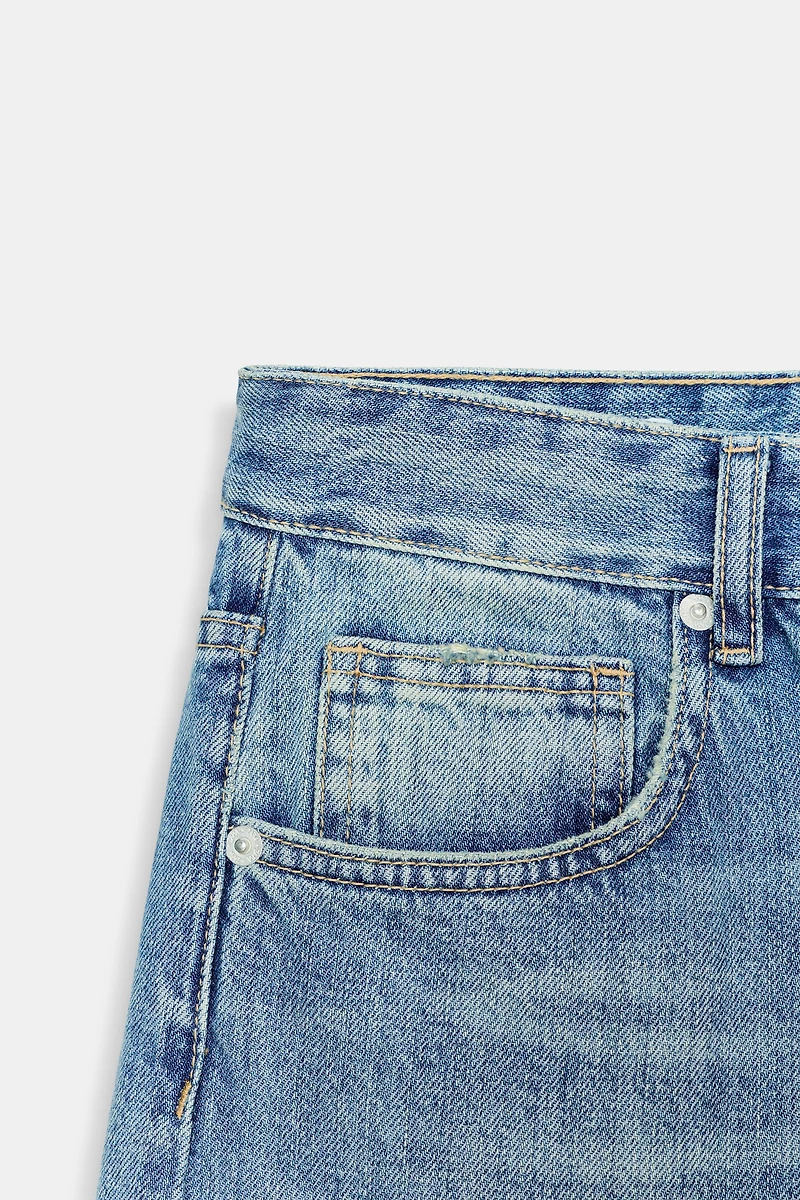 TRF HIGH WAIST WIDE LEG JEANS
