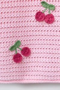 CHERRY KNIT SWEATER