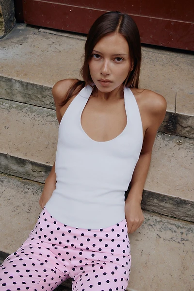 TOP HALTER À BASE ARRONDIE
