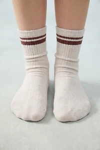 LOT DE TROIS PAIRES CHAUSSETTES HAUTES À RAYURES SPORTIVES