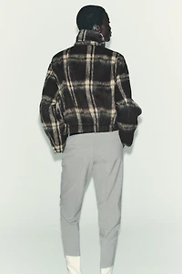 BELTED SLIM PANTS