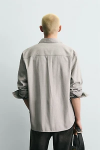 RELAXED FIT STRIPED SHIRT
