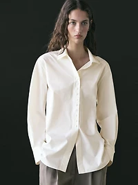 Chemisier boutons fantaisie 100 % coton