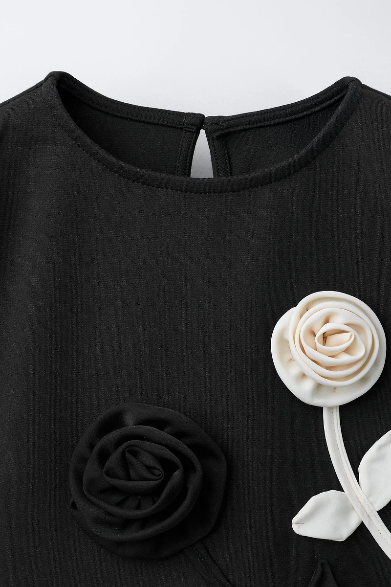 PONTE ROMA FLORAL T-SHIRT