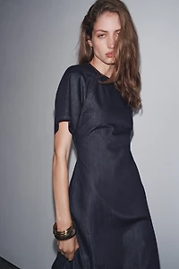 ZW COLLECTION DENIM LONG DRESS