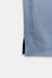 CROPPED WASHED EFFECT T-SHIRT