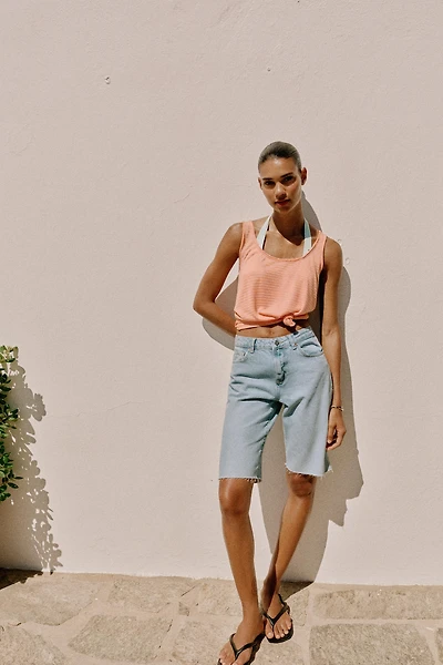 Z1975 MID-RISE DENIM SHORTS