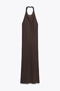 FLOWY HALTER DRESS