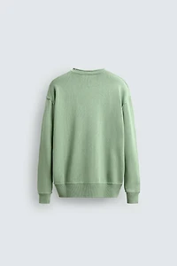 REVERSE EFFECT COTTON SWEATER