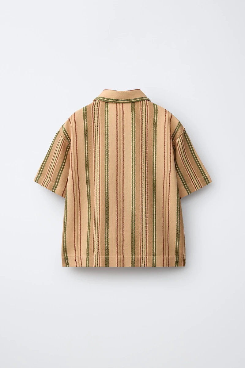 STRIPED RUSTIC SHIRT