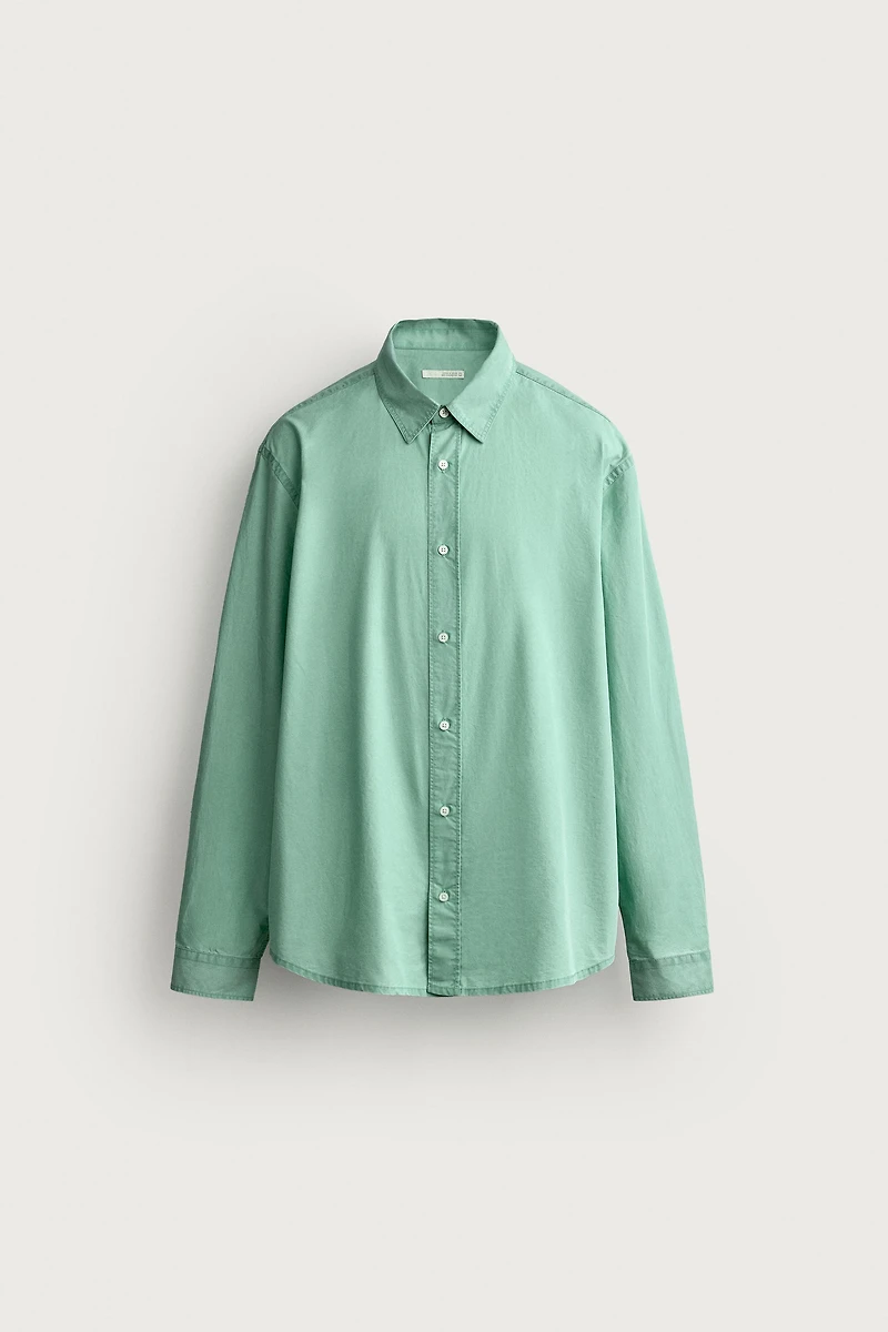 CHEMISE LAVÉE REGULAR FIT
