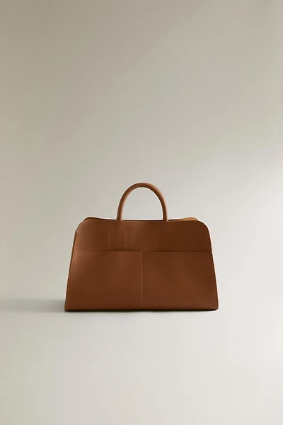 LEATHER MINI TOTE BAG