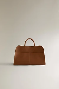 LEATHER MINI TOTE BAG