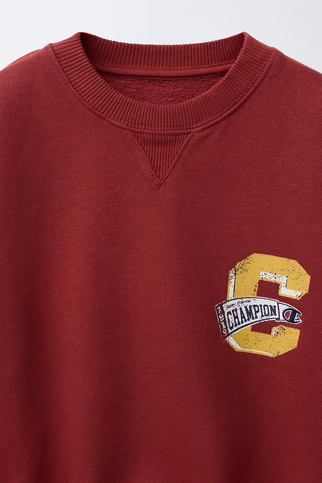 Crew Neck Champion Sweater Dark Blue Zara Urban Outfitters