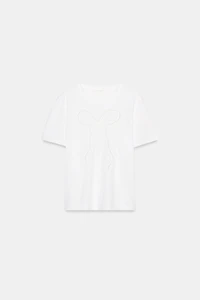 T-SHIRT À NŒUD SUR L'AVANT