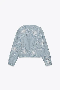 TEXTURED BOMBER JACKET