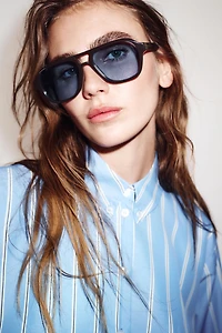 STRIPED BALLOON SHIRT