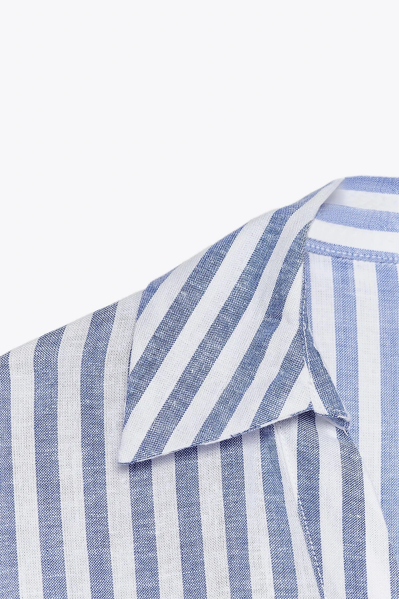 WIDE SLEEVE LINEN SHIRT