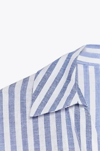 WIDE SLEEVE LINEN SHIRT