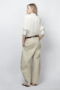 FLOWY BIB ZW COLLECTION SHIRT