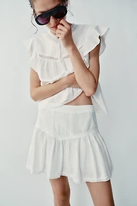 JUPE-PANTALON ROMANTIQUE À ENTRE-DEUX