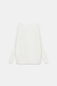 PULL EN MAILLE STRUCTURÉ À VOLUME
