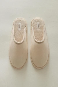 COTTON MULE SLIPPERS