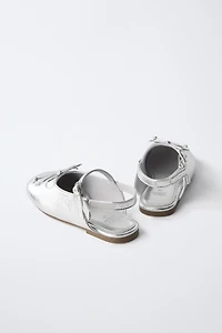 METALLIC SLINGBACK FLATS