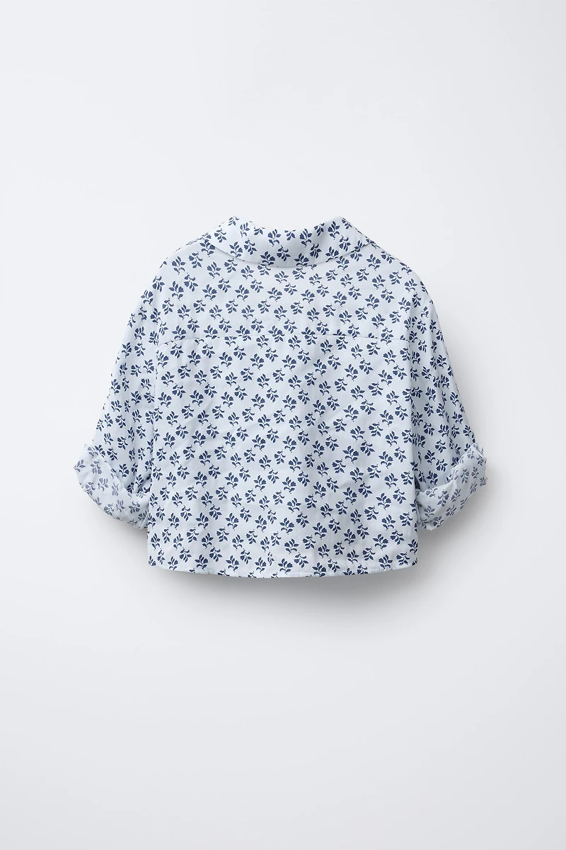 KNOT PRINT SHIRT