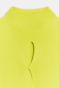 CUT OUT KNIT TOP